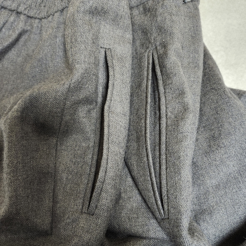 CHAUS Woman Gray Dress Pants Size 24 NWT Gray Wool Lined - Picture 4 of 8